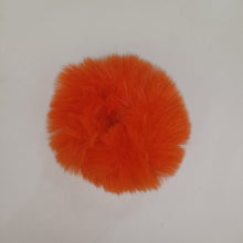 Fluffy Faux Fur Hair tie/scrunchie - Orange