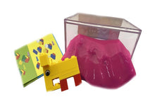 Animal bricks with putty 