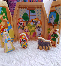 Red riding hood - Wooden Storytelling book playset