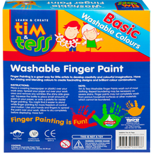 Washable Finger paint set of 6