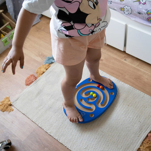 Balance and Trace board - kids wooden balance board