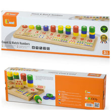 Count and maths wooden learning set - Montessori