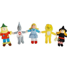 Wooden Finger puppets Wizard of Oz - Toddler kids preschool family daycare story telling aids