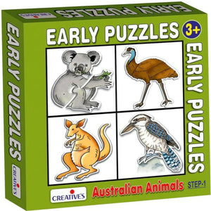 Simple puzzles Early puzzles australian animals
