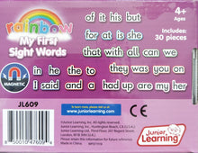 Magnetic sight words