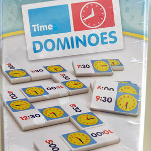 Practice telling the time with time domino game