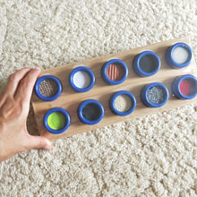 Wooden sensory puzzle match the textures