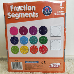 Fraction Segments are magnetic fraction segments to help teach fractions primary school resource 