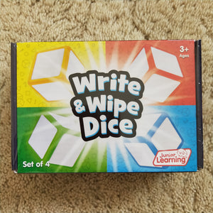 Write & Wipe Dice are re writable dice  
