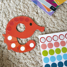 3D Number and counting sticker game for kids - learn numbers and practice counting