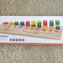 Count and maths wooden learning set - Montessori