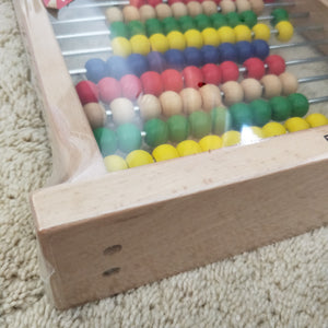Wooden abacus