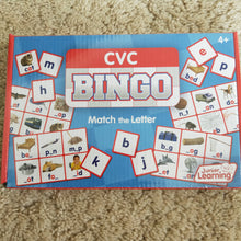 CVC Bingo is a picture matching game for teaching consonant vowel consonant patterns