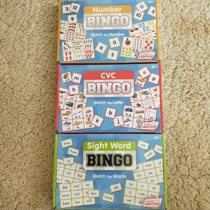 CVC Bingo is a picture matching game for teaching consonant vowel consonant patterns