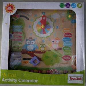 Wooden Owl themed Calendar