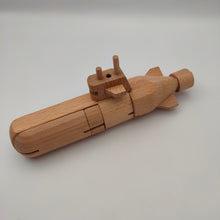 Wooden Transformer - SUBMARINE