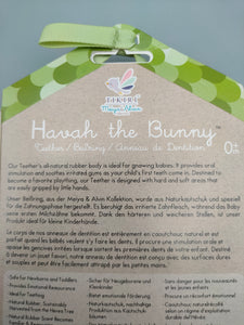Havah Rabbit Natural rubber teether