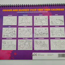 Colour your own Calendar