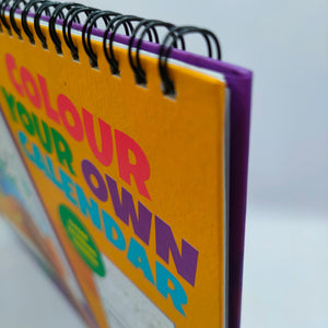 Colour your own calendar hardcover colouring book