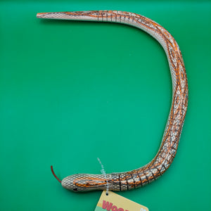 Wooden slithering snake