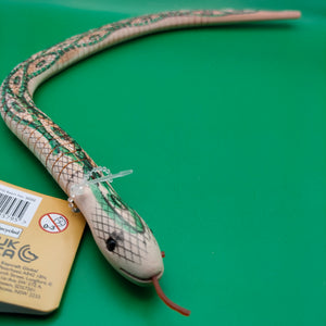 Wooden slithering snake