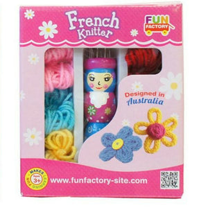 French Knitting Wooden doll set