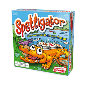 Spelling game alligator chomps words primary school
