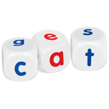 Word building dice set game