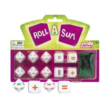 Roll a sum dice set fun way for primary school children to learn math sums