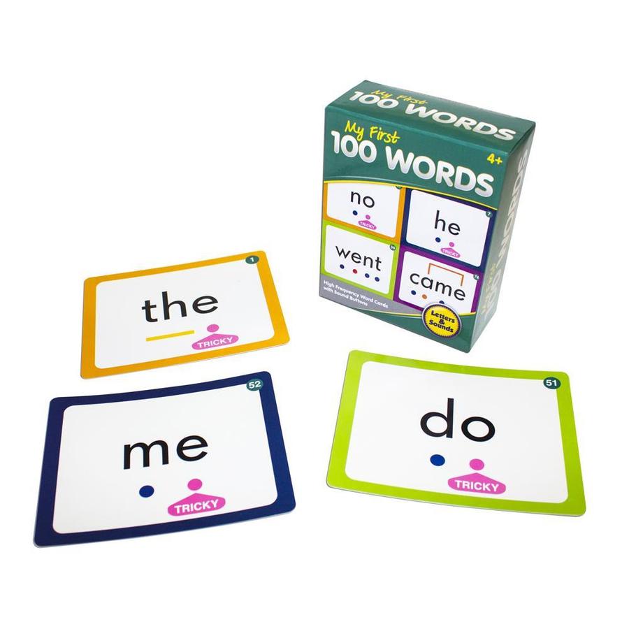 My first 100 word cards
