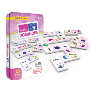 Fraction domino game  great way to teach primary kids in a fun way