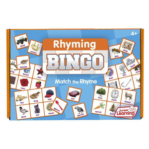Rhyming Bingo - Rhyming word game