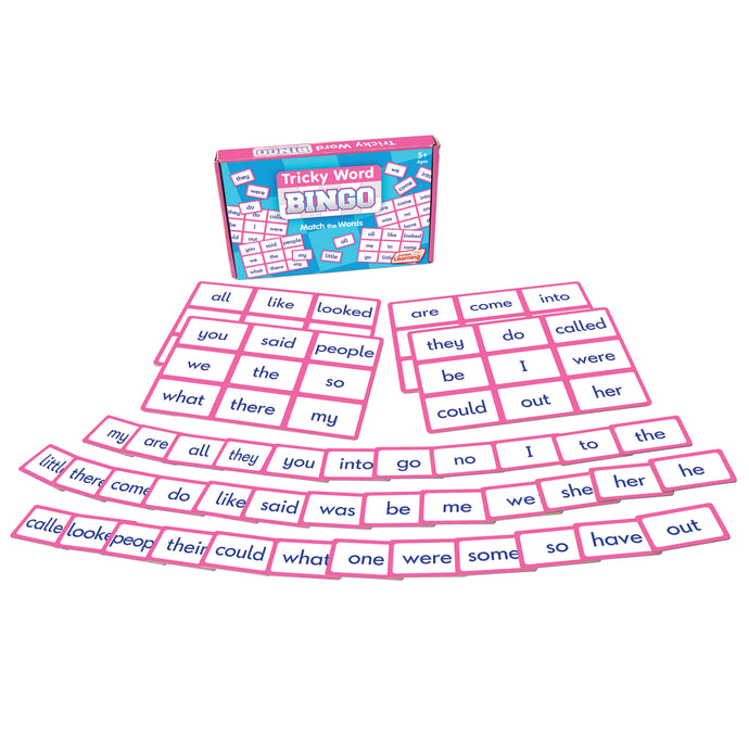 Tricky word bingo game
