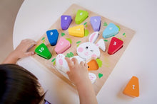 Chunky wooden counting puzzle easter gift