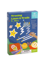 educational writing Tracing Line and Trails Flash Cards