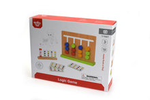 Wooden Logic game - learning slide puzzle thinking game