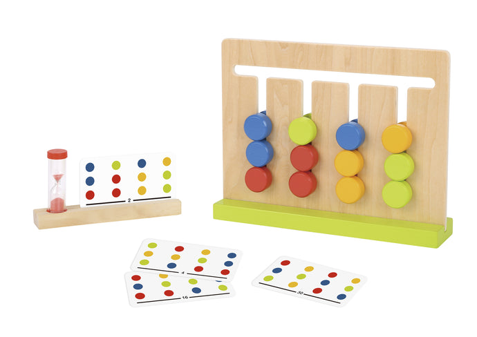 Wooden Logic game - learning slide puzzle thinking game