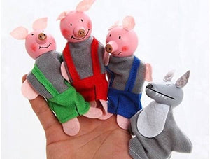 3 little pigs - Finger puppet set