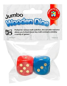 Jumbo wooden dice