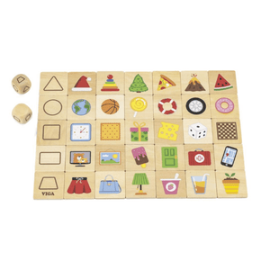 Wooden shape game puzzle