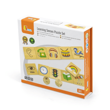 Learning senses wooden game puzzle
