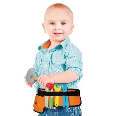 Kids Tool belt and wooden tool set